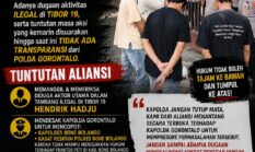 Aliansi Peduli Kemanusiaan Kembali Bersuara: Tantang Kapolda Gorontalo Tuntaskan Dugaan Peti Tibor 19